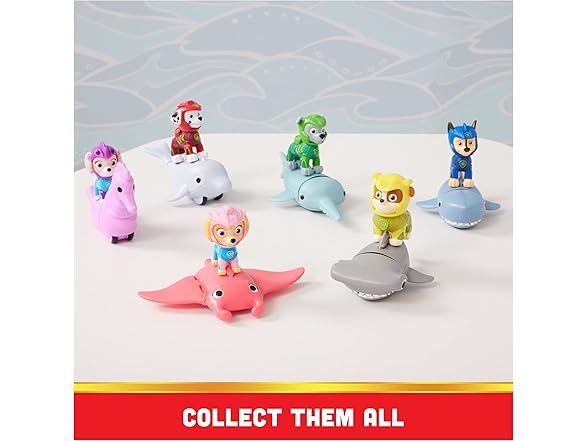 Paw Patrol, Aqua Pups Marshall and Dolphin
