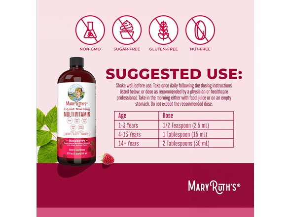 MARYRUTH'S Liquid Morning Multivitamin