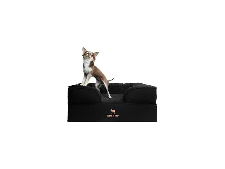 NOAH & PAW SO-DE-BLK-M M NOAH & PAW Dog Bed - Sofa Bl