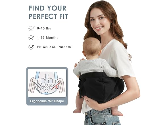 Holaraon Baby Sling Carrier for Toddler