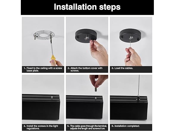 (4 Pack) 2.4G Remote Series LED Linear Light Fixture