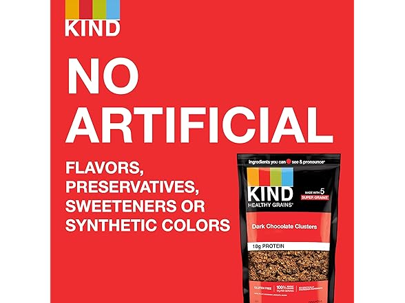Kind Healthy Grains Granola, Dark Chocolate Clusters