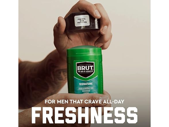 Brut Deodorant 24 Hour Original Scent 4pk