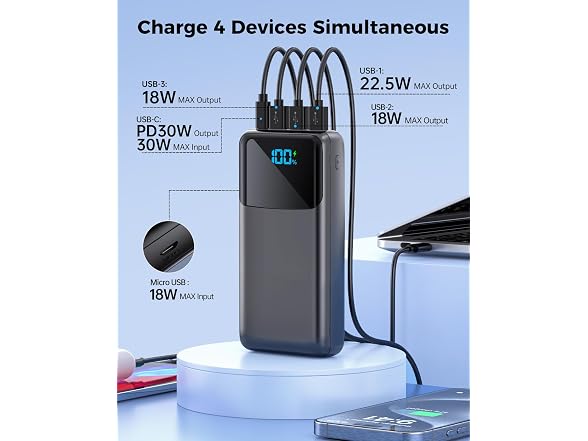 seaistar Portable Charger Power Bank 50000mAh