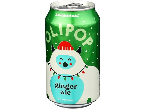 Olipop Ginger Ale Prebiotic Soda Sgl, 12