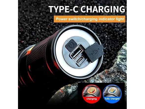 Rechargeable LED High Lumen Flashlight