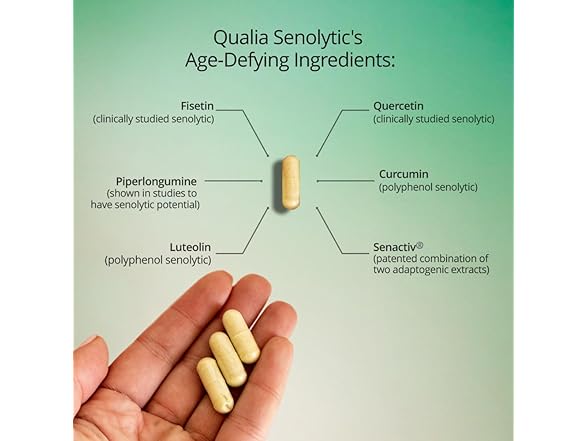 QUALIA LIFE SCIENCES Senolytic Supplement 30ct