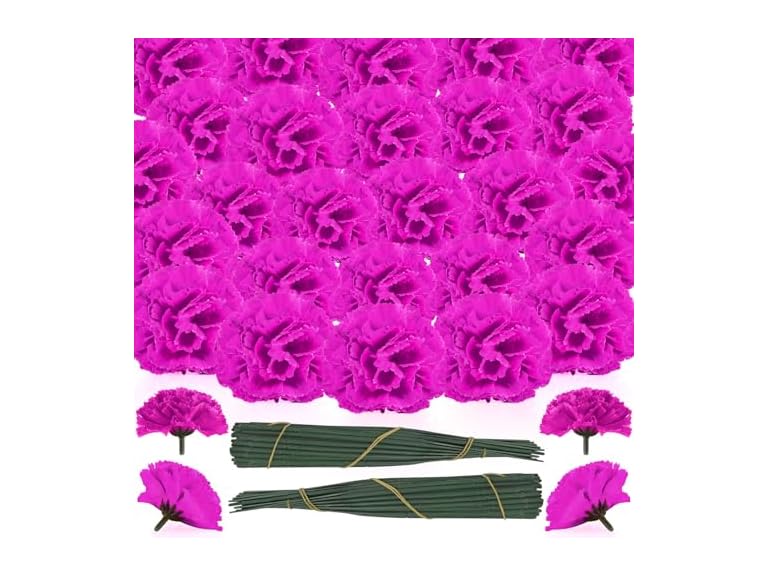 Syhood 50 Pcs Artificial Marigold