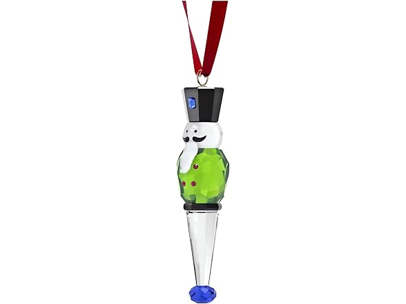Swarovski Holiday Cheers:Ornament Nutcracker Green