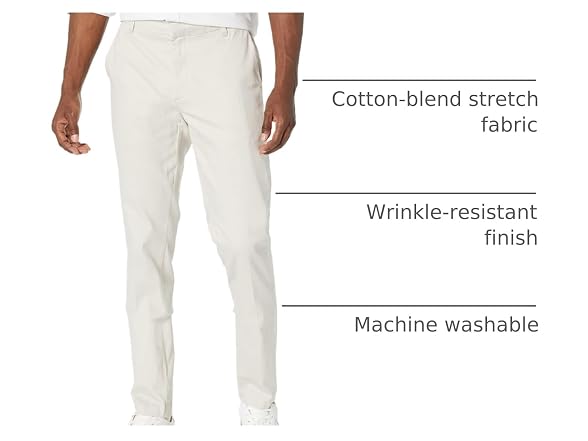 Amazon Essentials Men Slim-fit Pant Stone