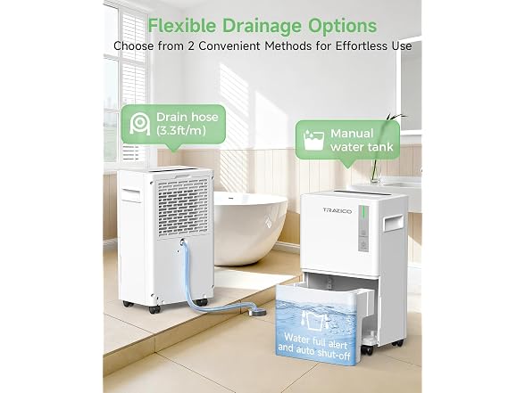 Trazico 1500 Sq.ft Dehumidifier