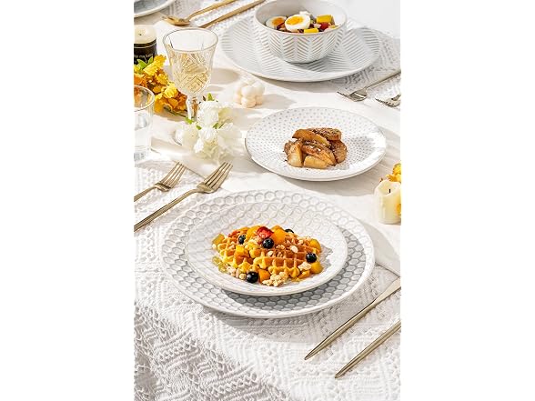 FOBENTA 16 Piece Dinnerware Set for 4