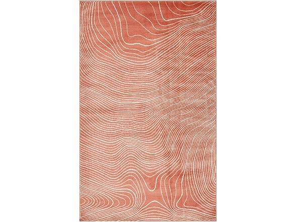 Superior 7'x9' Modern Abstract Wood Grain Indoor Rug