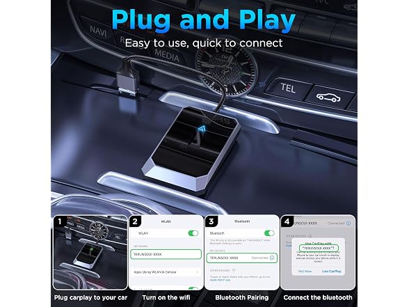 Aswoema Android Auto Wireless Adapter
