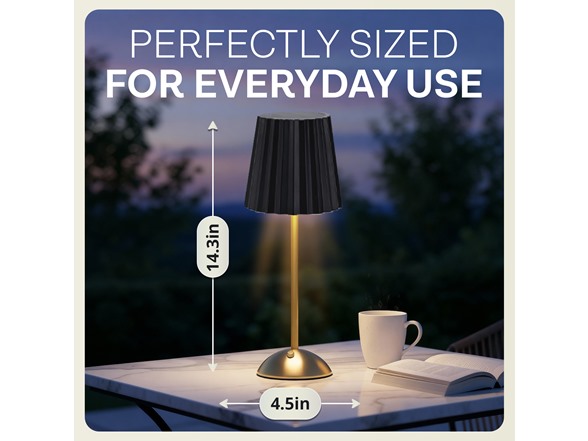 Solar Wide Pleated Lamp
