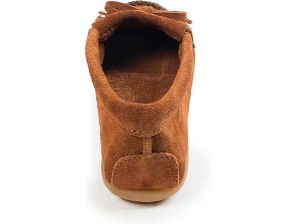 Minnetonka Women's Kilty Suede Hardsole