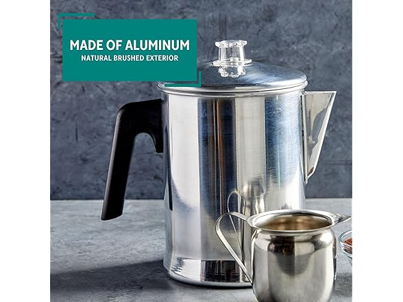 MIRRO Aluminum Stove Top Percolator