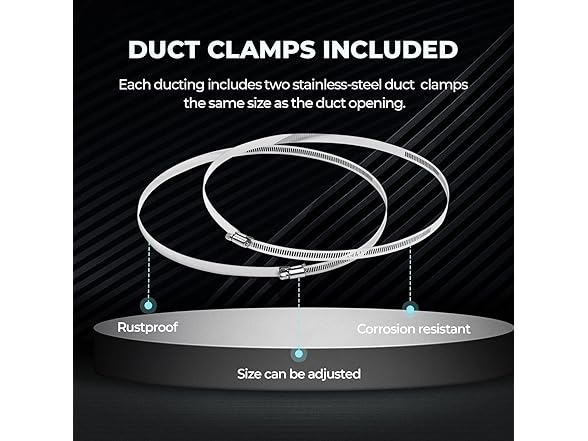 Simple Deluxe 14 Inch 25 Feet Ducting
