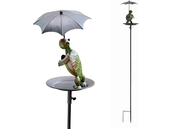 Red Carpet Rainy Day Bird Feeder Turtle