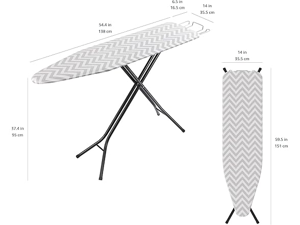 Amazon Basics Adjustable Full-Size Ironing Board