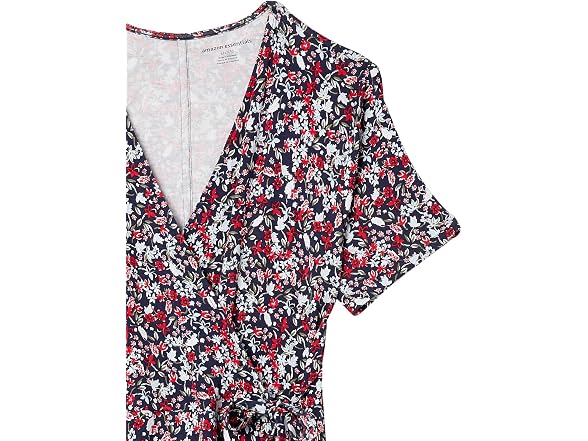 Amazon Essentials Women (XS) Dress Navy Ditsy