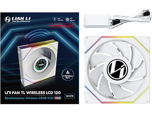 Lian Li UNI FAN REVERSE TL WIRELESS LCD