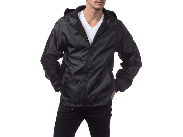Pro Club Men (3XL) Fleece Lined Windbreaker Jacket