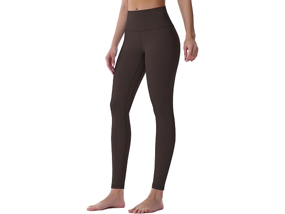 Sunzel Womens Leggings 28in S Brown