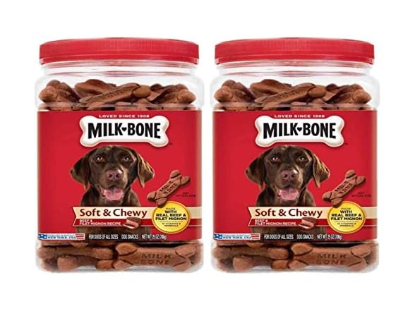 Milk-Bone Soft & Chewy Dog Treats, Beef