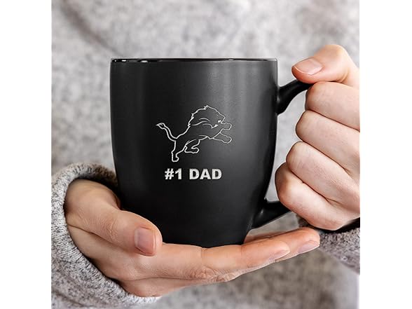 Detroit Lions Dad Bistro Mug