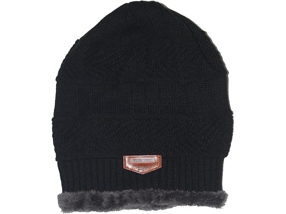 Ensnovo Men (M) Winter Beanies Hat Soft Lined Cap