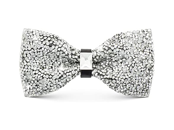 Youteer Rhinestone Bow Ties for men