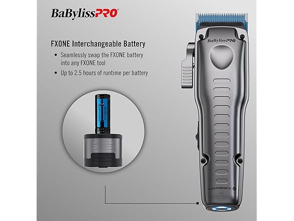 BaBylissPRO FXONE LO-PROFX Professional Cordless Clippers