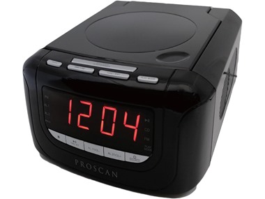 $11.44 Sylvania Proscan CD Clock Radio with USB Charger dealfomo