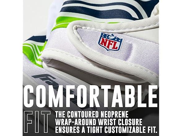 SEATTLE SEAHAWKS Receiver Gloves (YM)
