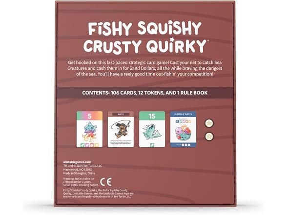 Unstable Games Fishy Squishy Crusty Quirky Base Game