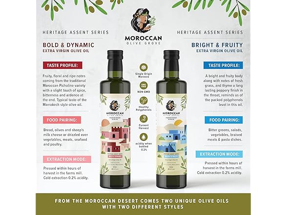 10PK MOROCCAN OLIVE GROVE Extra Virgin Olive Oil