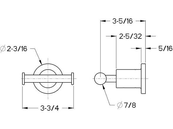 Pfister BRH-NC1B Contempra Robe Hook Matte Black