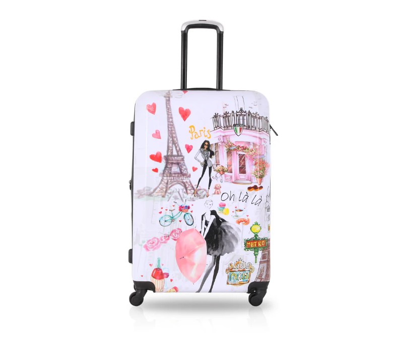TUCCI Italy Paris Love Art 3PC Luggage - Gallery 5