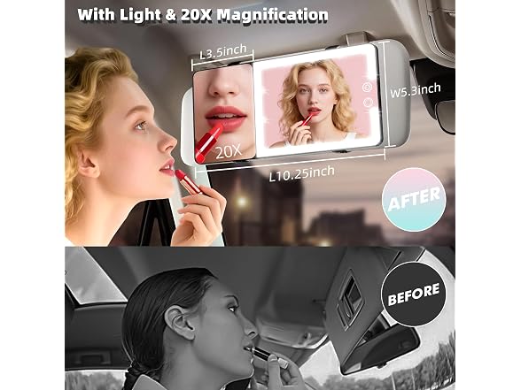 Car Sun Visor Vanity Mirror