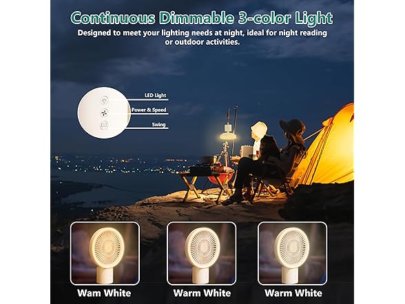 Lebleto Multi-Functional Personal Fan