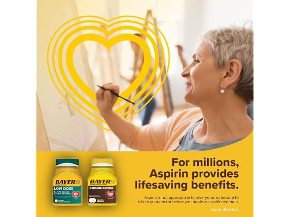 Bayer Aspirin Low Dose 81 mg Enteric Coated