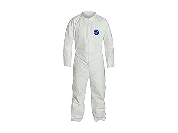 Dupont Mens, Womens Tyvek Coverall 2X Wh
