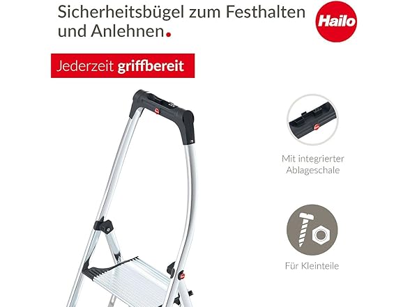 Hailo K93 - 3 step K95 Living Comfort 3 step Aluminum