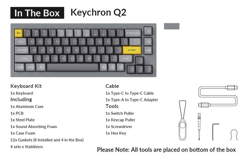 Keychron Q2 Wired Custom Mechanical Keyboard - Gallery 24