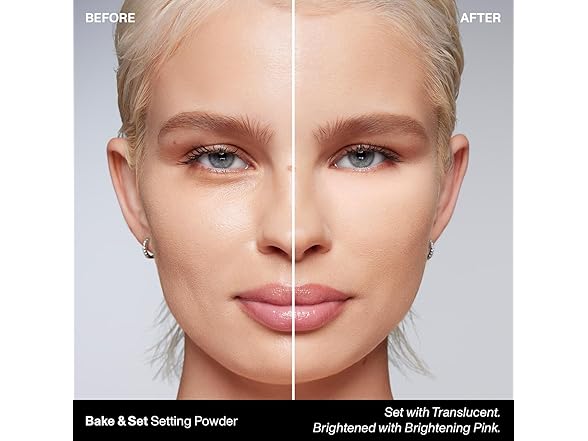 Morphe Bake and Set Finishing Powder Brightening Pink