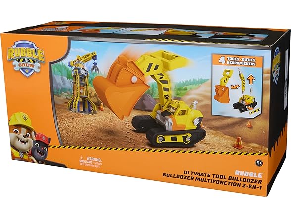 Rubble & Crew Rubble's Ultimate Tool Bulldozer Vehicle
