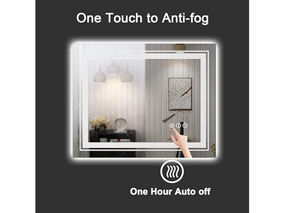 Snowdool 23.6" x 31.5" LED Bathroom Mirror