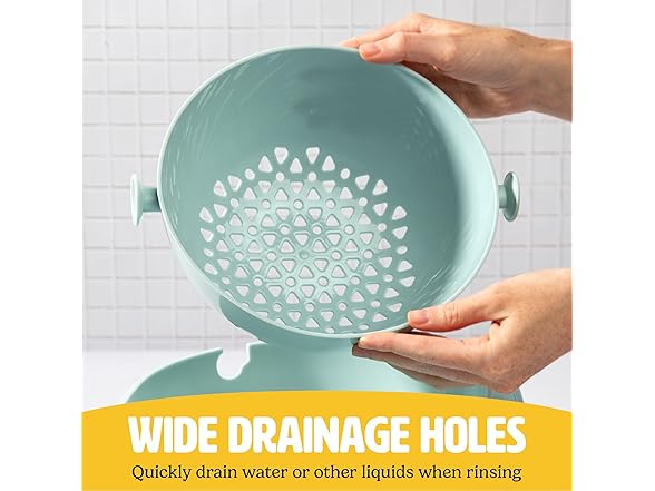 Tasty 2-in-1 Swing Bowl Colander