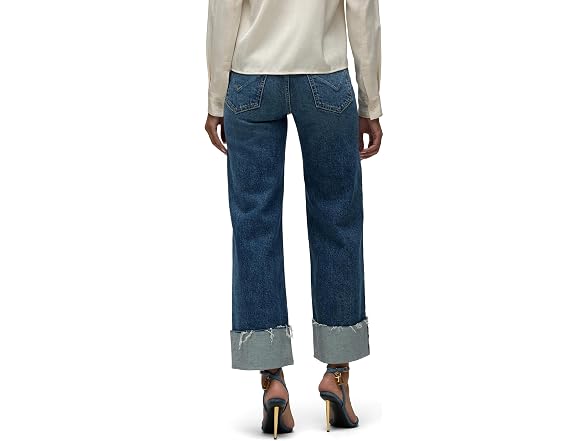 HUDSON Women's Rosie High-Rise Wide Leg Ankle Jean